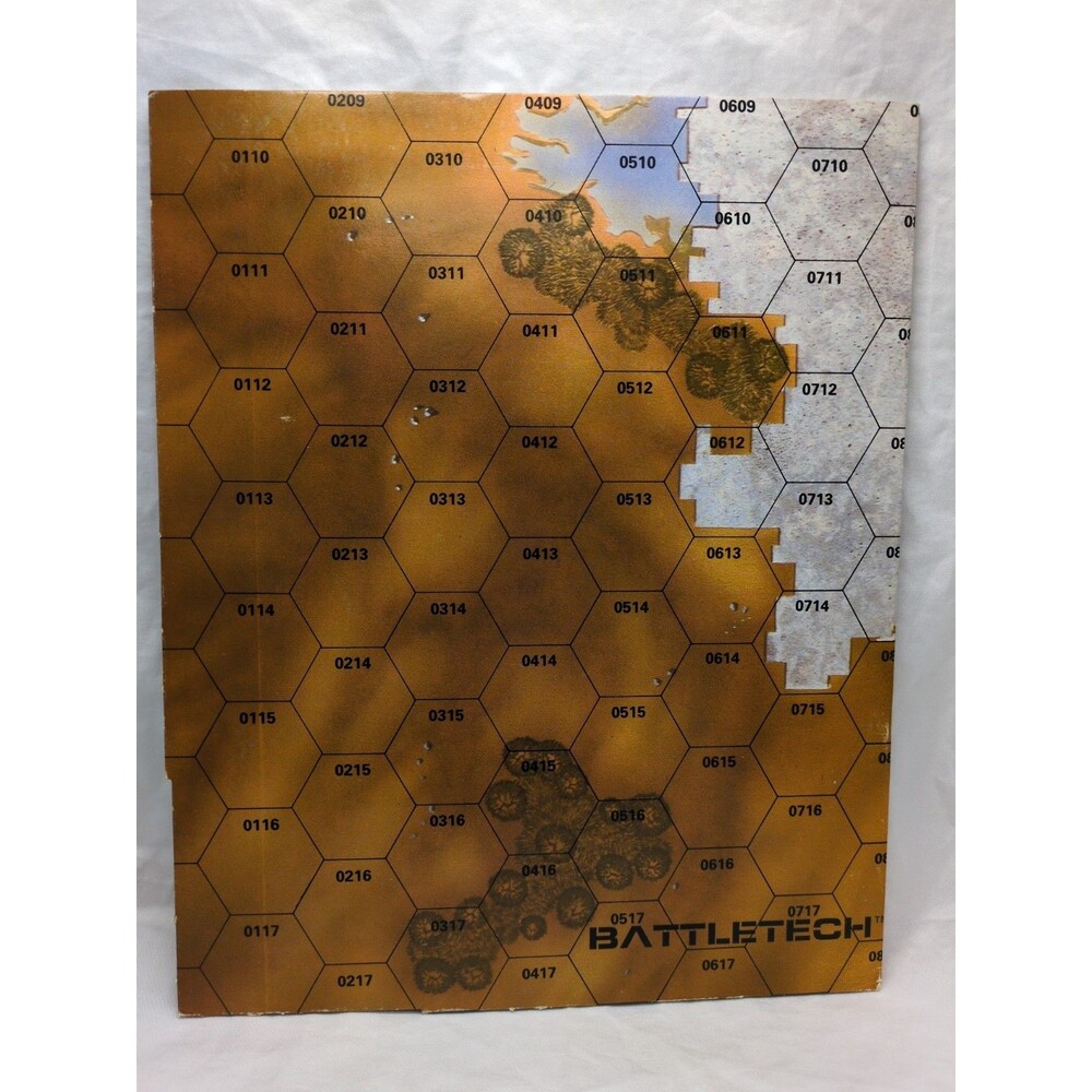 (1) Of Battletech Map Set#2 City Ruins 1988 Map